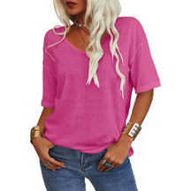 VivaVee – Women's V-Neck Tee for Effortless Style