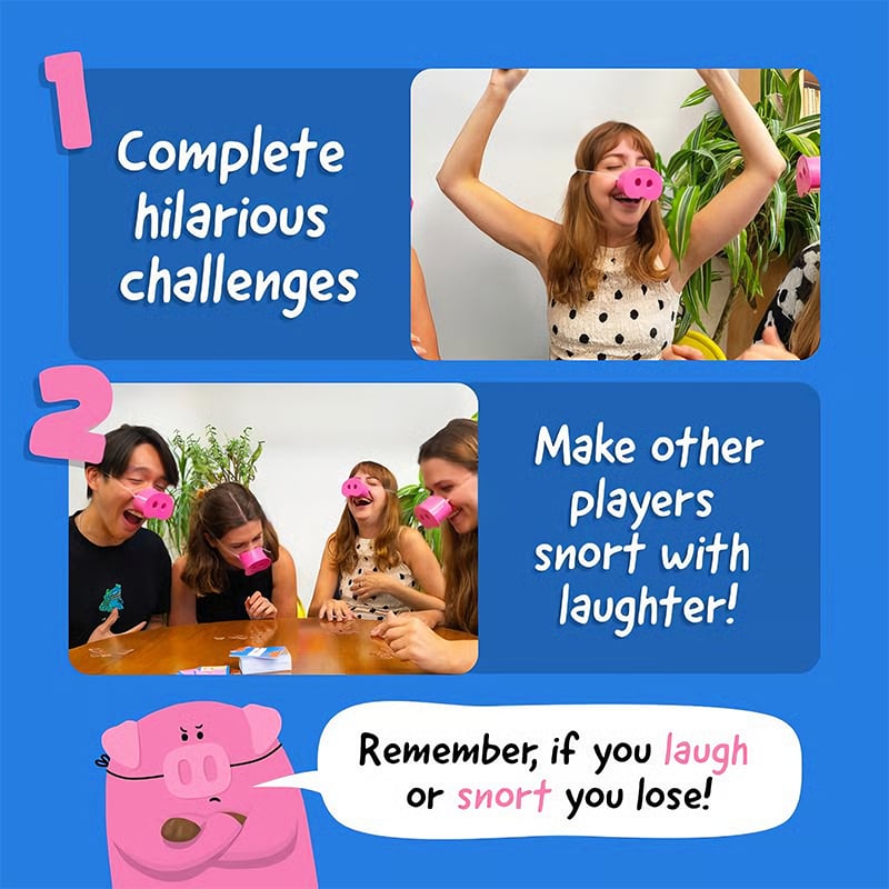 PuzzlePig – Nose‑Match Dice Game for All Ages