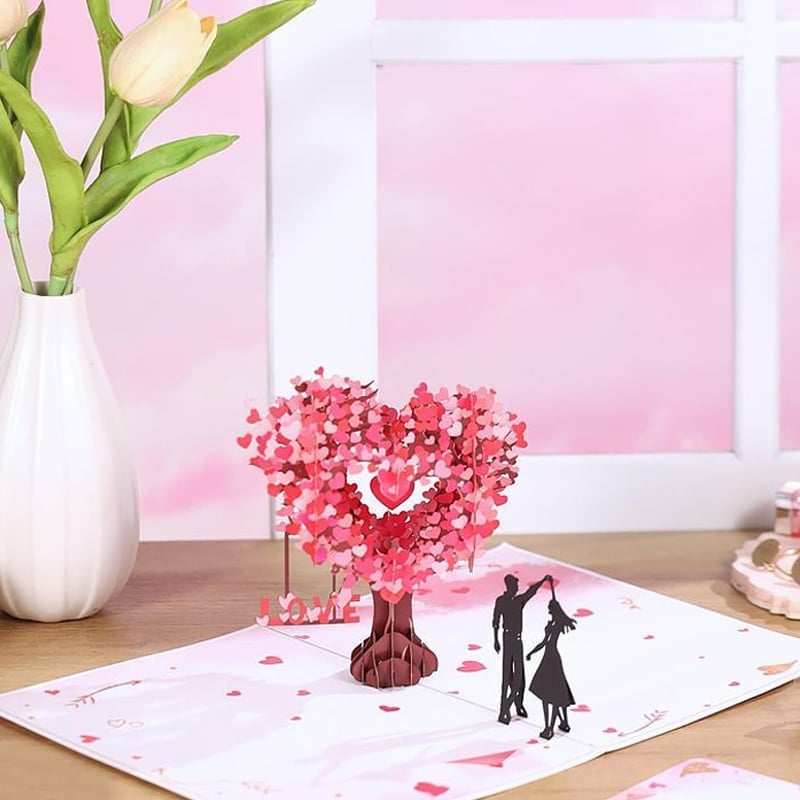 HeartTree – Romantic Surprise Pop-Up Card
