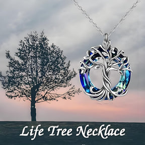 CelestiaTree – Elegant Mother’s Day Crystal Necklace