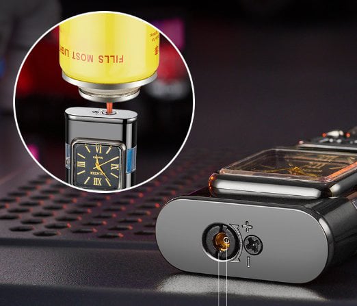 TimeFlame – Vintage Watch Lighter Combo