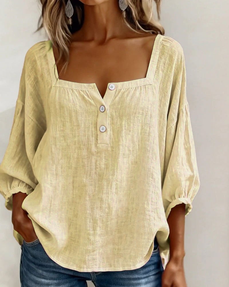 BreezeBelle – Lantern Sleeve Top