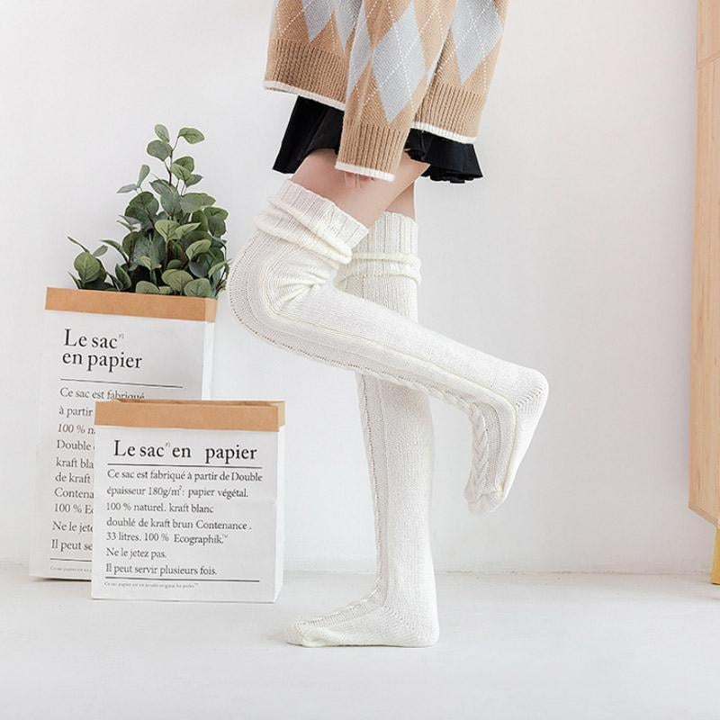 WinterHug – Premium Long Knit Socks