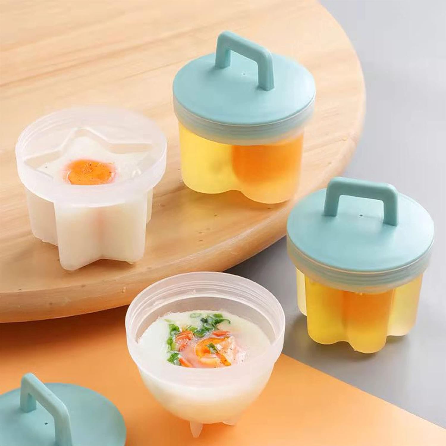 EggMagic – Creative Boiled Egg Shaper Set