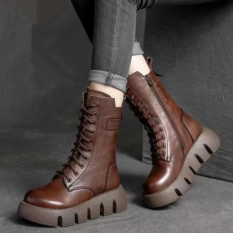Ultra Comfortable & Warm Leather Boots | Lupi