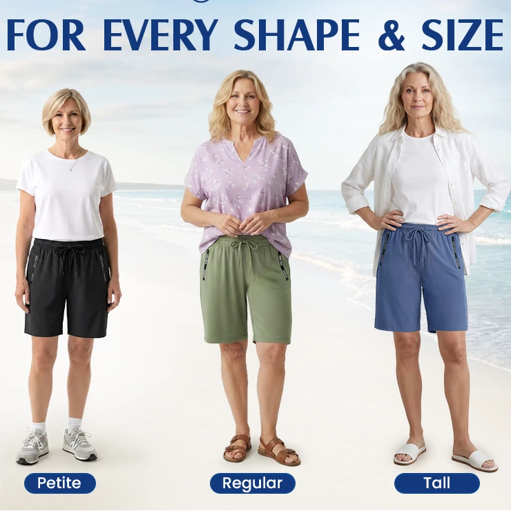 AeroLuxe – Women’s Ice Silk Quick Dry Stretch Shorts