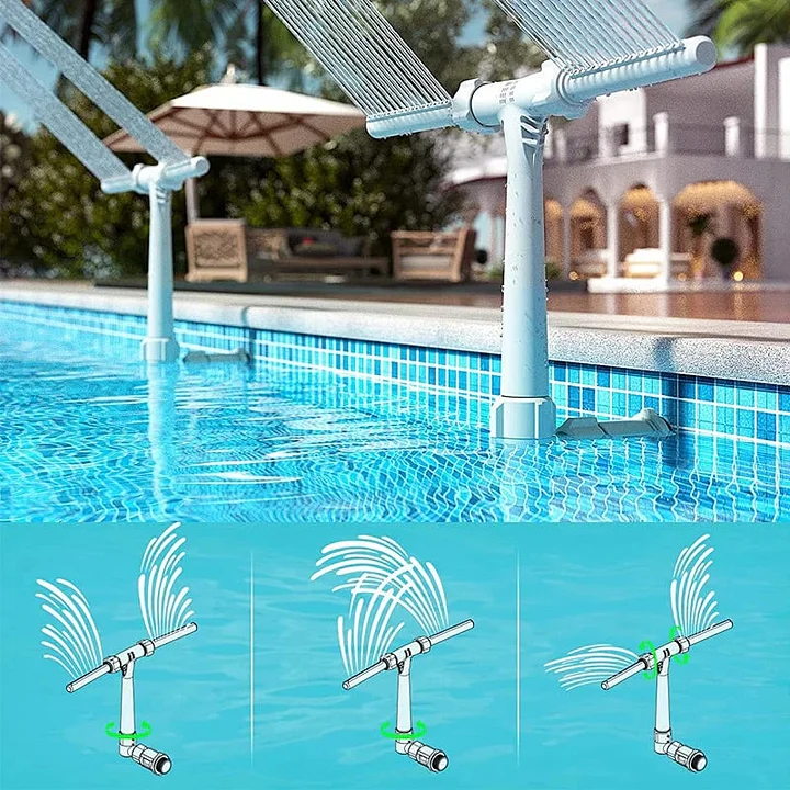 GlowRipple – Remote Controlled Solar Fountain for Pool Ambiance