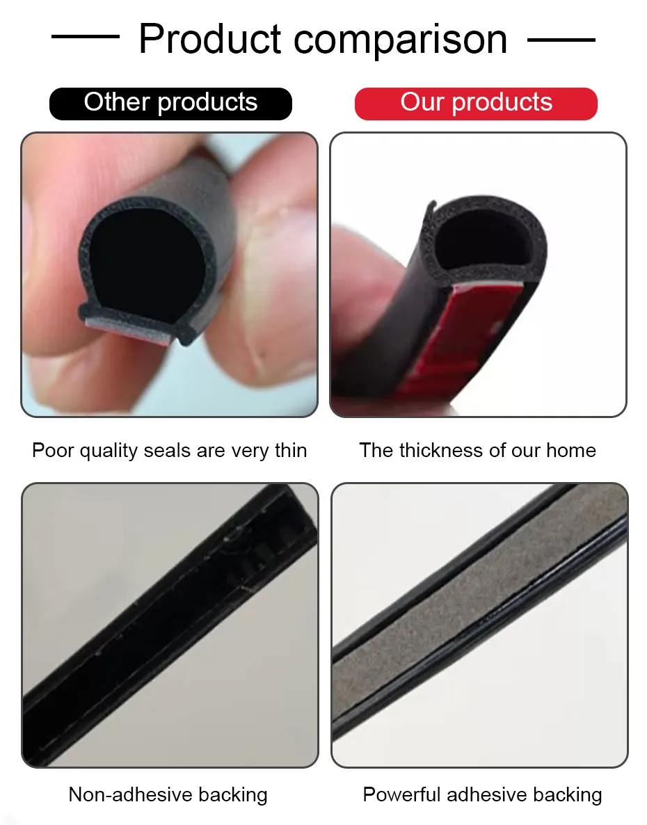 SealGuard – Automotive Weather Stripping Rubber Seal