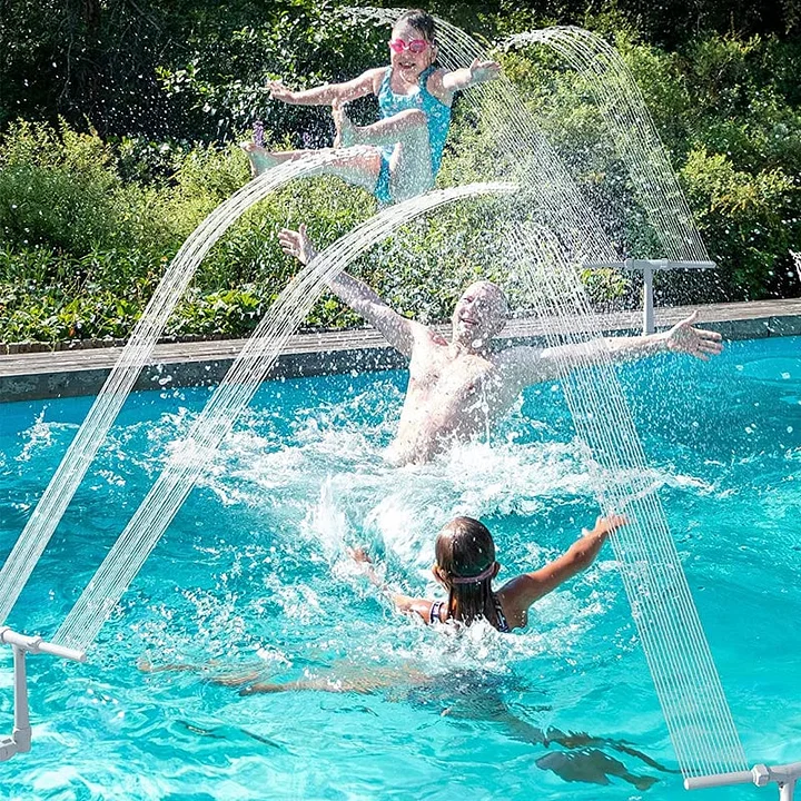 GlowRipple – Remote Controlled Solar Fountain for Pool Ambiance