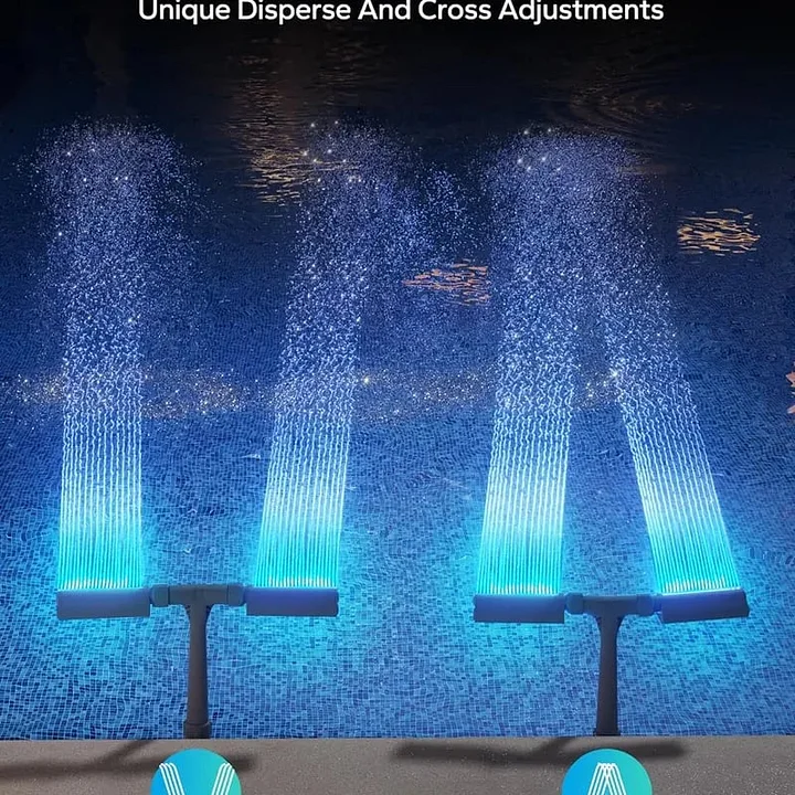 GlowRipple – Remote Controlled Solar Fountain for Pool Ambiance