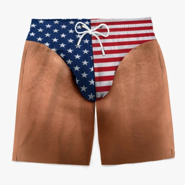 FreedomChill – Personalized Patriotic Swim Trunks