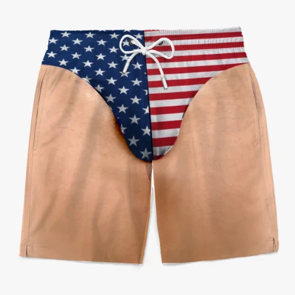 FreedomChill – Personalized Patriotic Swim Trunks