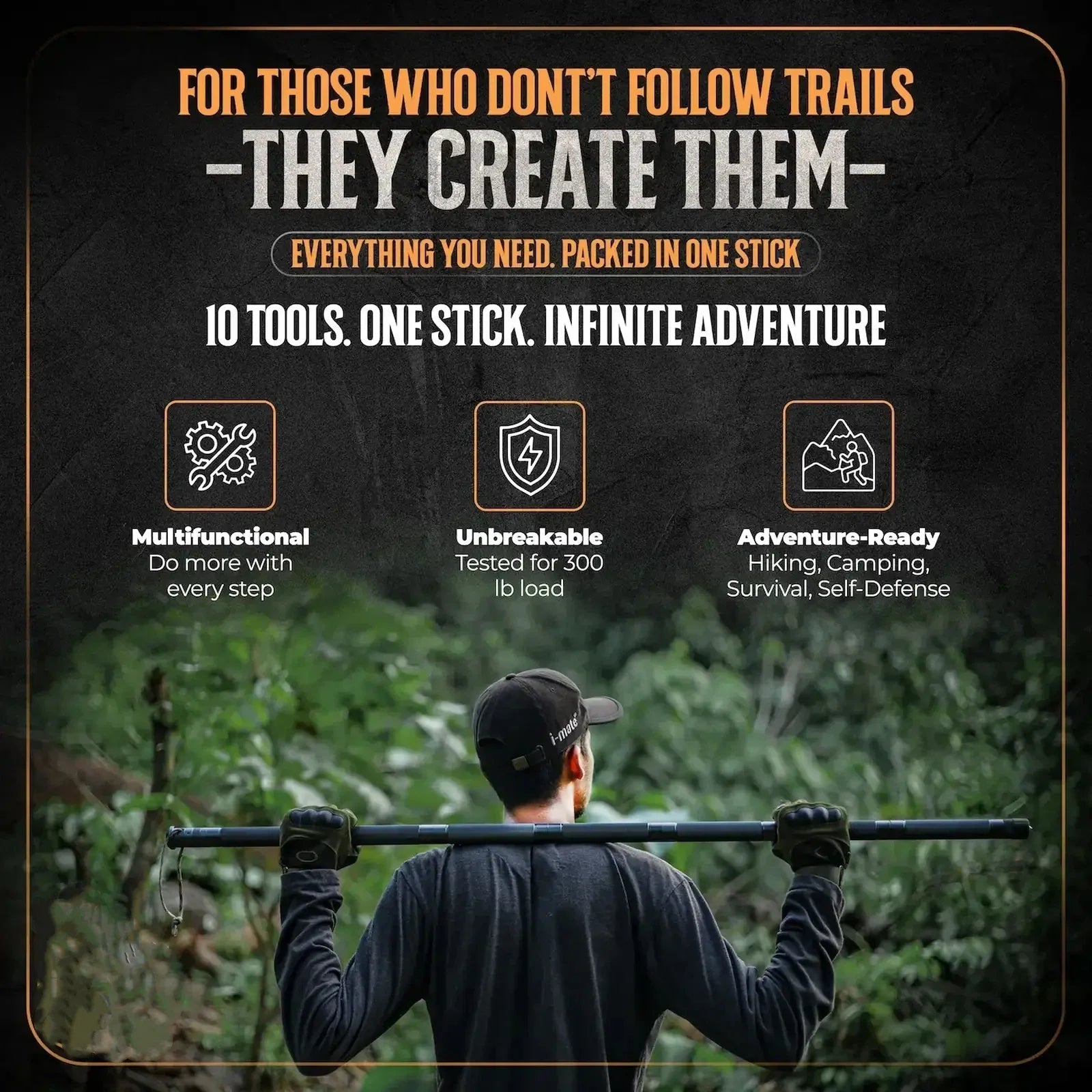 ForgeX – Multi Use Outdoor Tactical Defense Stick