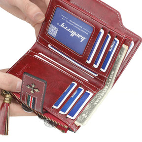 ZipLuxe – Multifunctional Tassel Zip Wallet