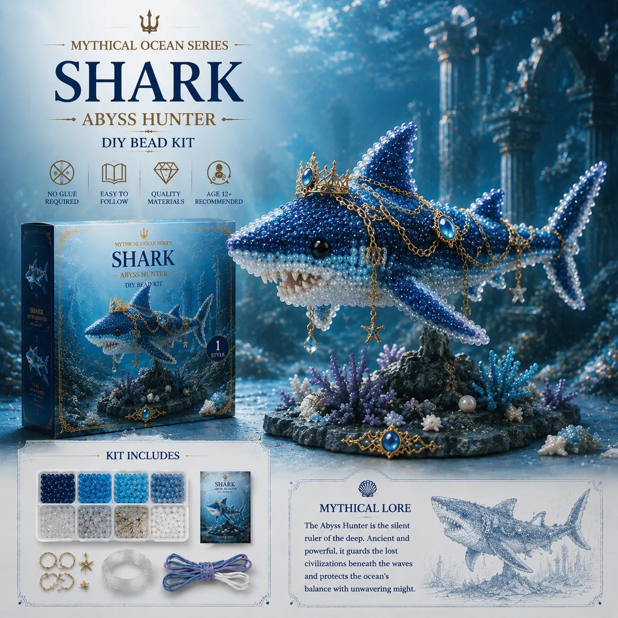 SeaSpark – Mythical Ocean Craft Bead Set