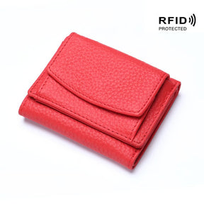AuraVault - Premium Leather RFID Wallet