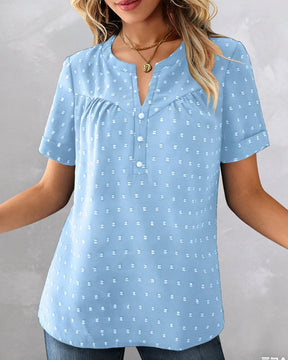 VivaLinen – Everyday V-Neck Blouse