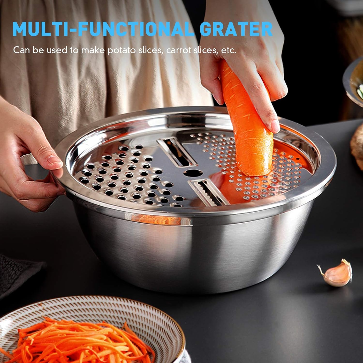 EcoChef - Durable Stainless Steel Multi-Purpose Bowl