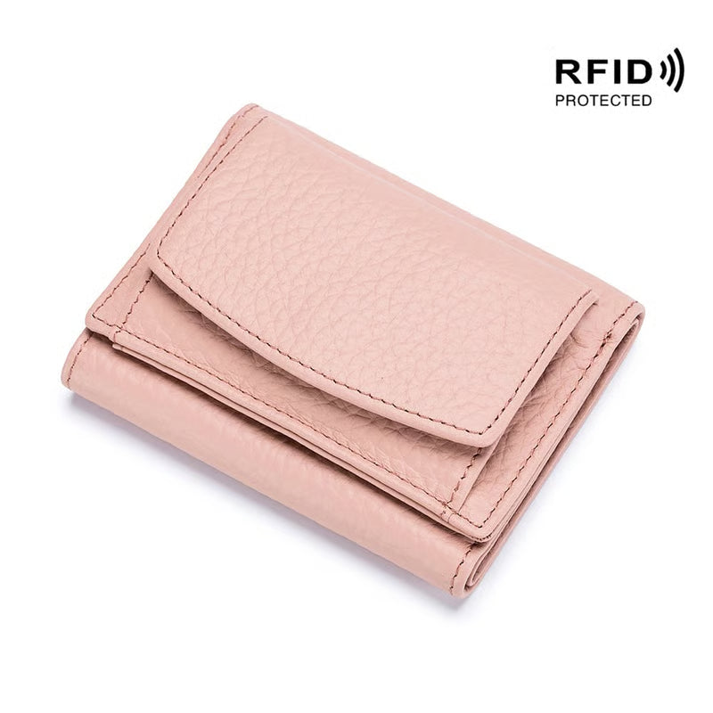 AuraVault - Premium Leather RFID Wallet