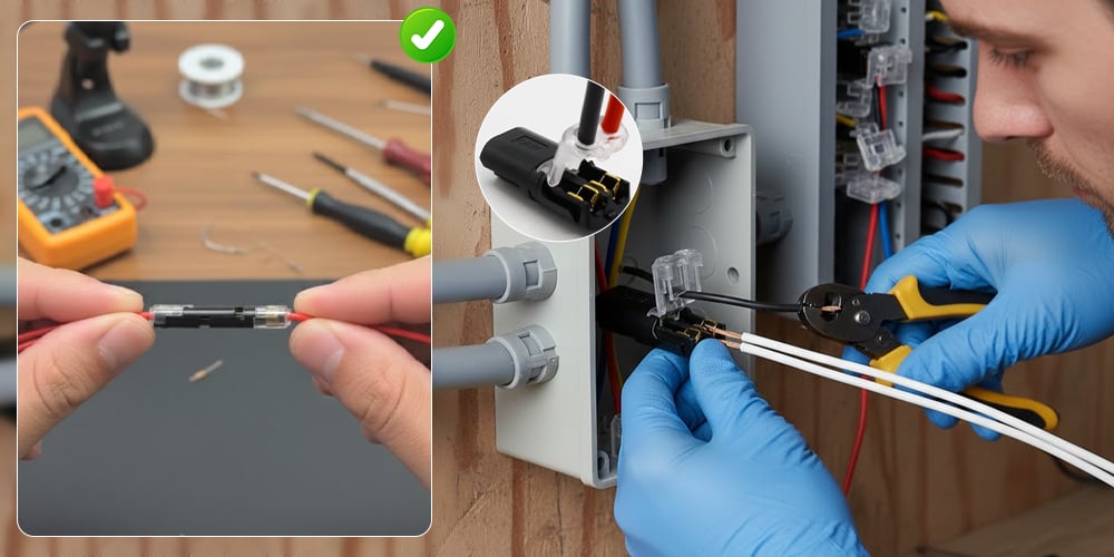 PowerSnap - Secure Push-In Wire Connector for Easy Wiring