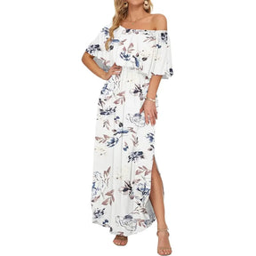 GraceLoom – Flowing Shoulder Dress