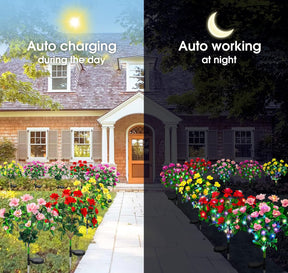 EternalPetal Glow – Solar Remembrance Lights