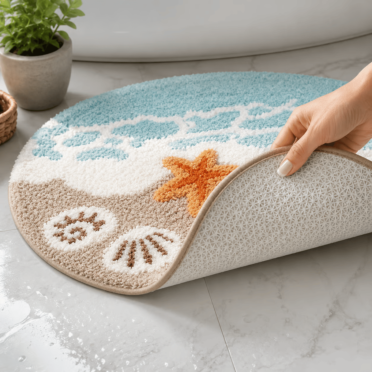 AquaCloud – Instant Dry Luxury Bath Mat