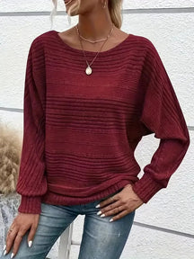 SoftAura – Women's Batwing Sleeve Pullover Top