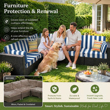 PatioLuxe – Stretch Seat Cushion Cover