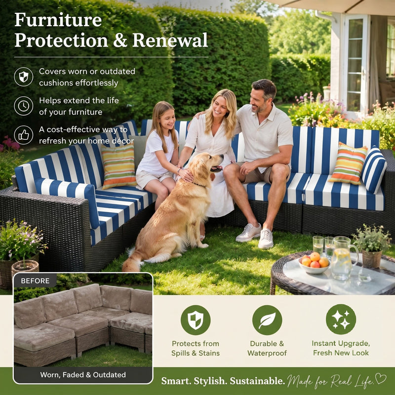 PatioLuxe – Stretch Seat Cushion Cover