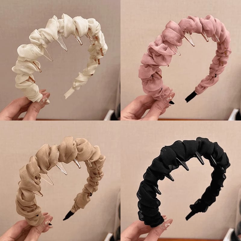 SkullGlam – Retro High Pearl Skull Headband