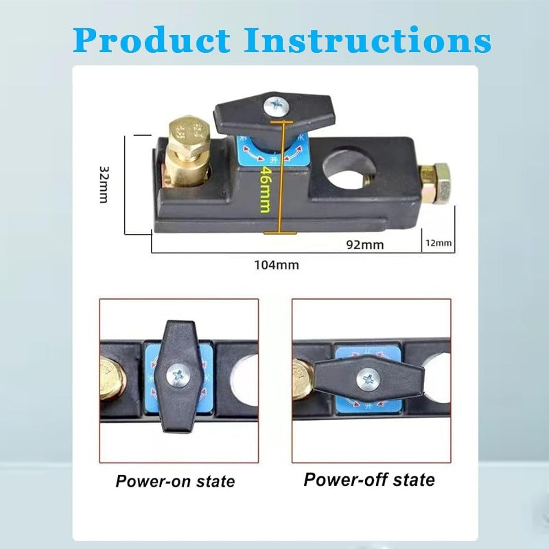 SafeCurrent – Pure Copper Battery Disconnect Switch