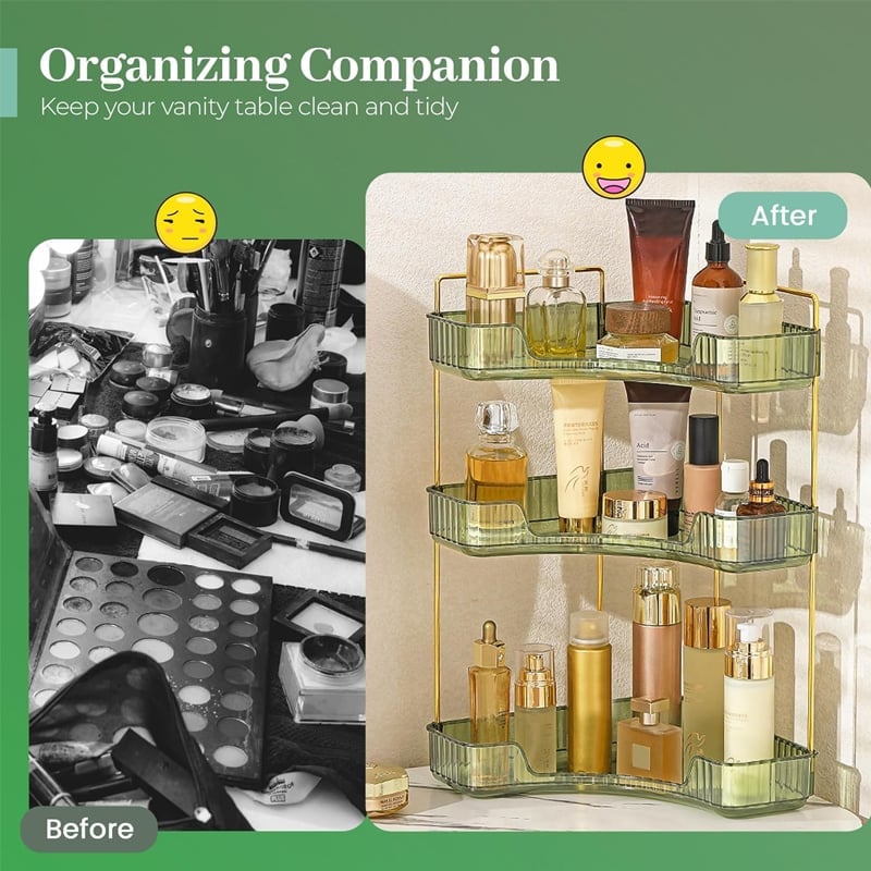 LuxeStack Organizer – Multi-Tier Elegance