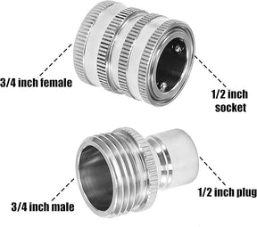GardenPro – Stainless Steel Quick Connect Hose Set