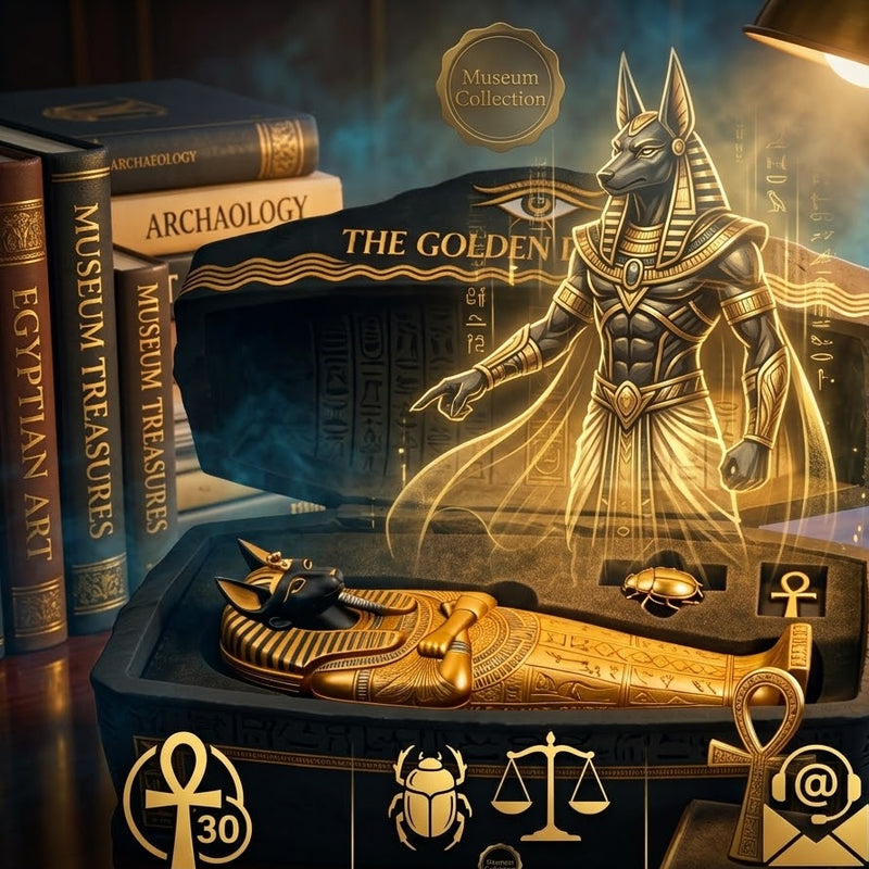 PharaohGuard – Golden Anubis Sarcophagus Collection