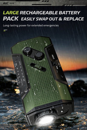 PowerCast Elite – 4-in-1 Emergency Radio