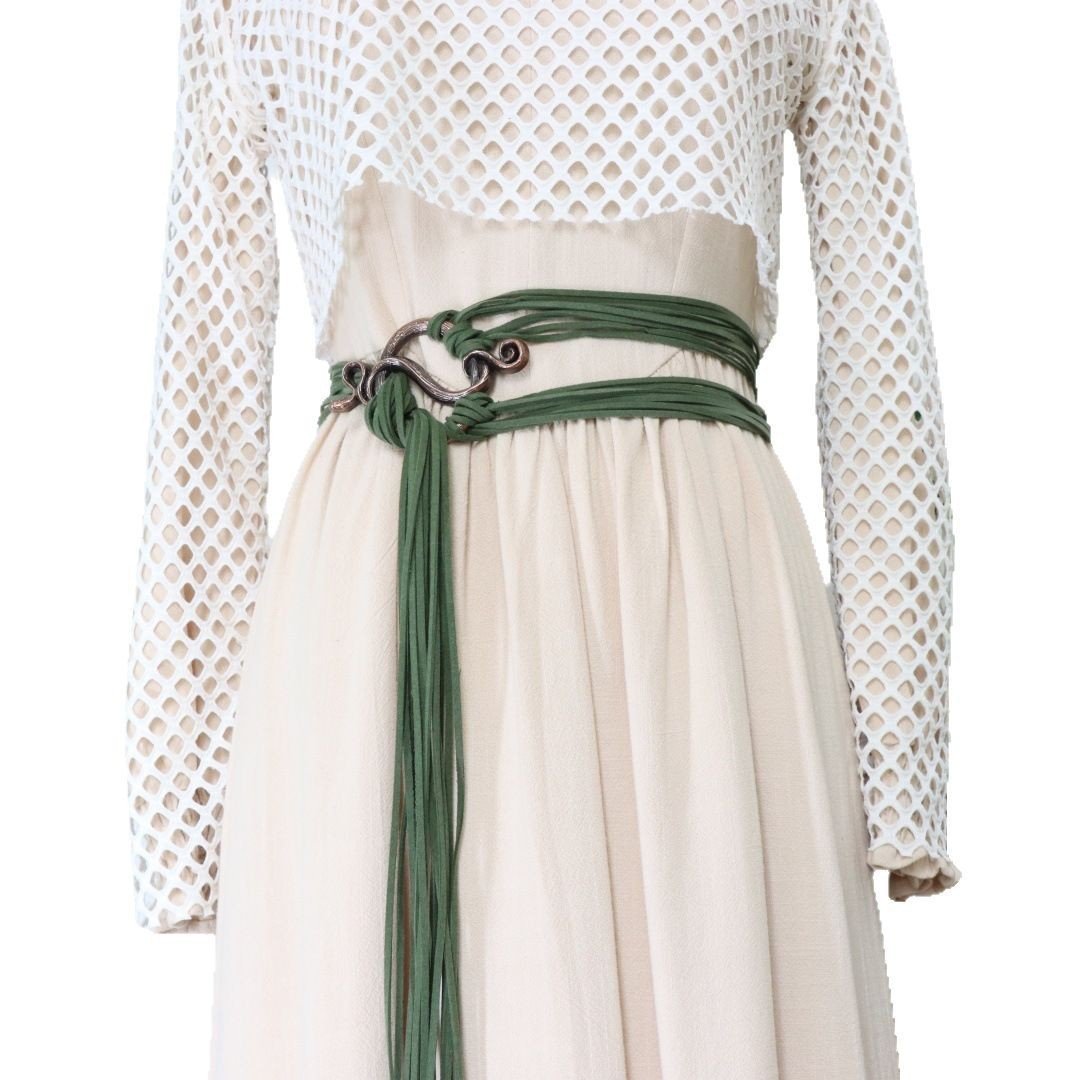 NordicForge – Viking Braided Leather Belt Set