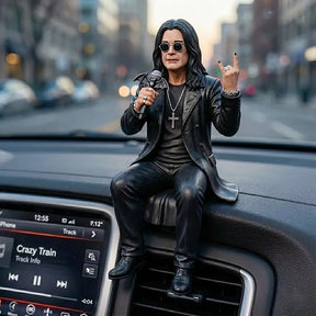 RockDash - 15cm Hand-Painted Rock Legend Dashboard Figurine