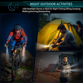 GlowGrip – Hands-Free LED Half Finger Gloves