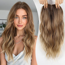 VolumeGrace – Seamless Wavy Hair Topper Extension