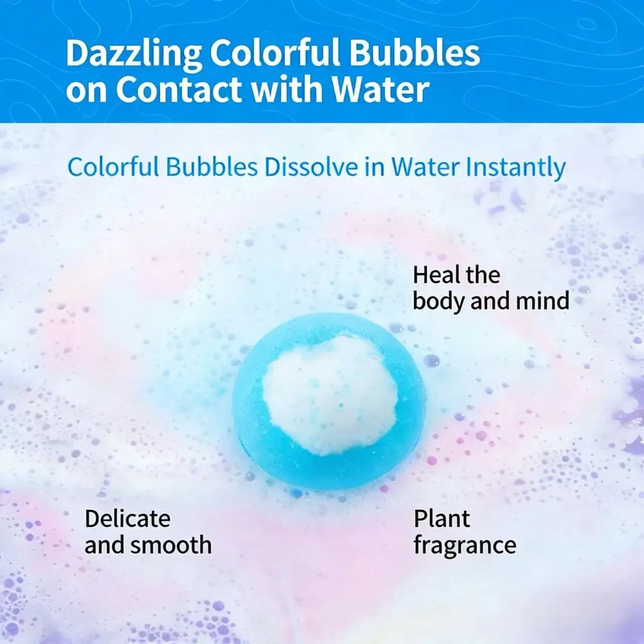 KidSplash – Colorful Bath Bomb Gift Set for Kids