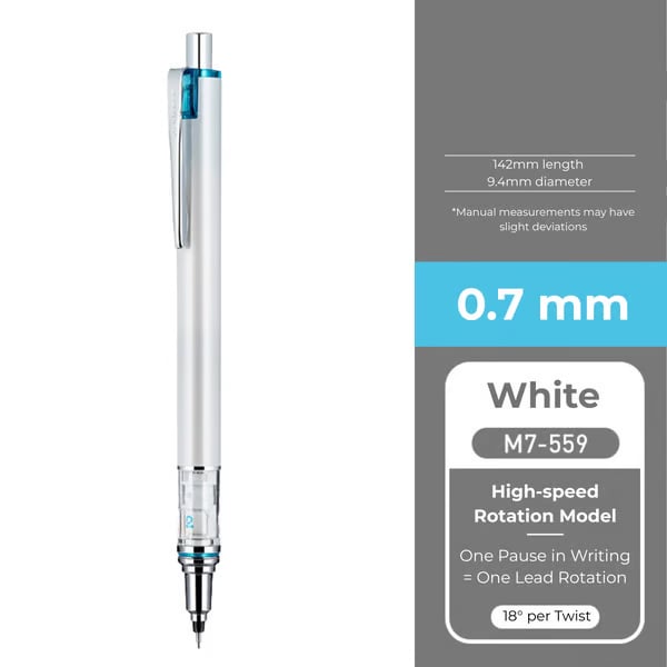 WritePro – Advance Mechanical Pencil M5-559, 0.3 mm – 0.7 mm