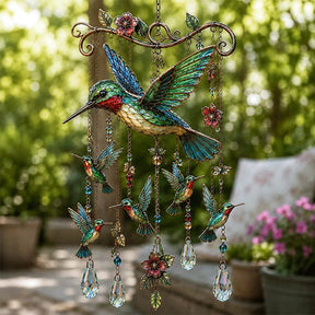 HumiGrace – Elegant Hummingbird Wind Chime