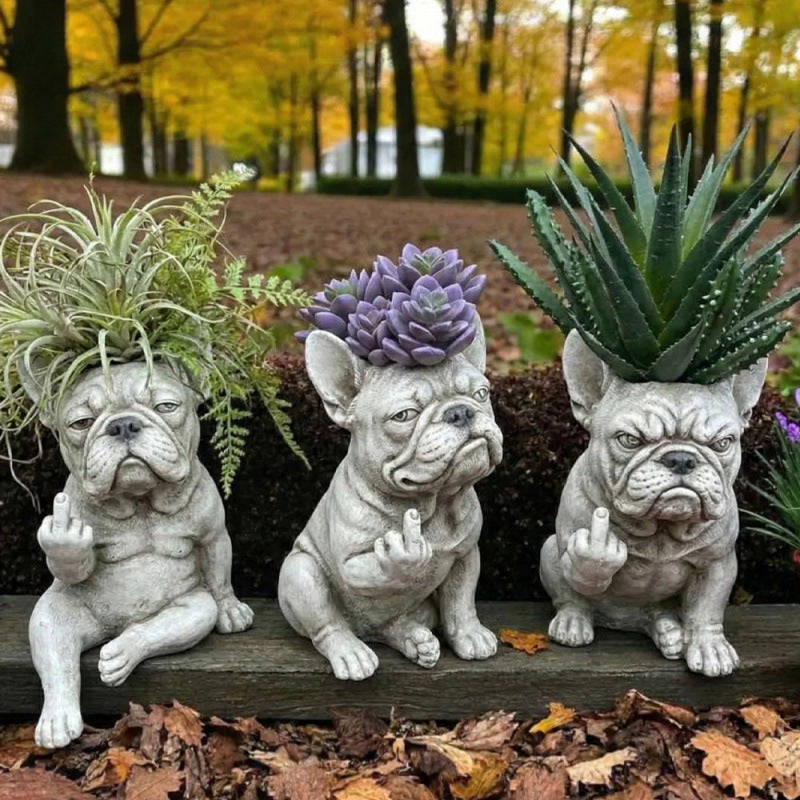 BullyPot - Decorative Dog Planter
