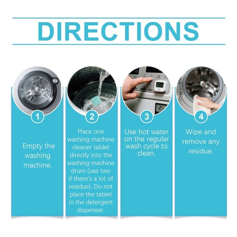 FreshSpin – Washing Machine Deep Cleaning Tablets