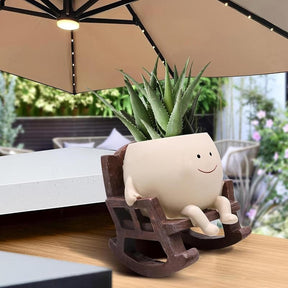 ArtSeat – Unique Chair-Shaped Resin Planter Vase