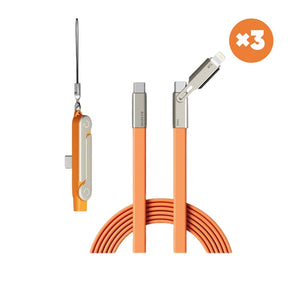 Power360 – Ultra-Fast Cable with Adjustable Phone Holder