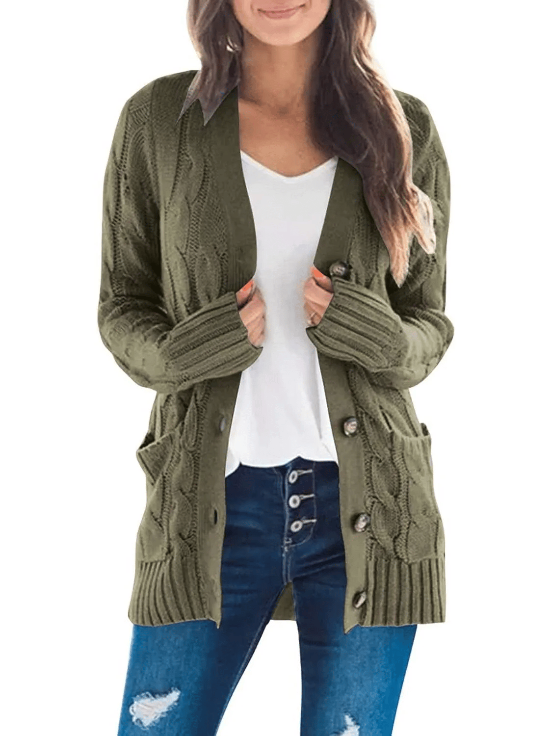 Velora – Chic Button Down Cardigan