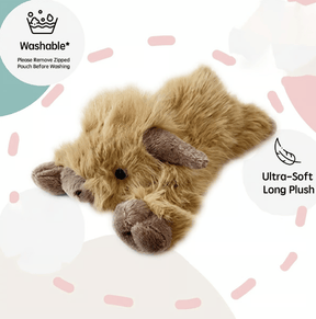 HighlandHugs – Cute Cartoon Highland Cow Cuddly Toy