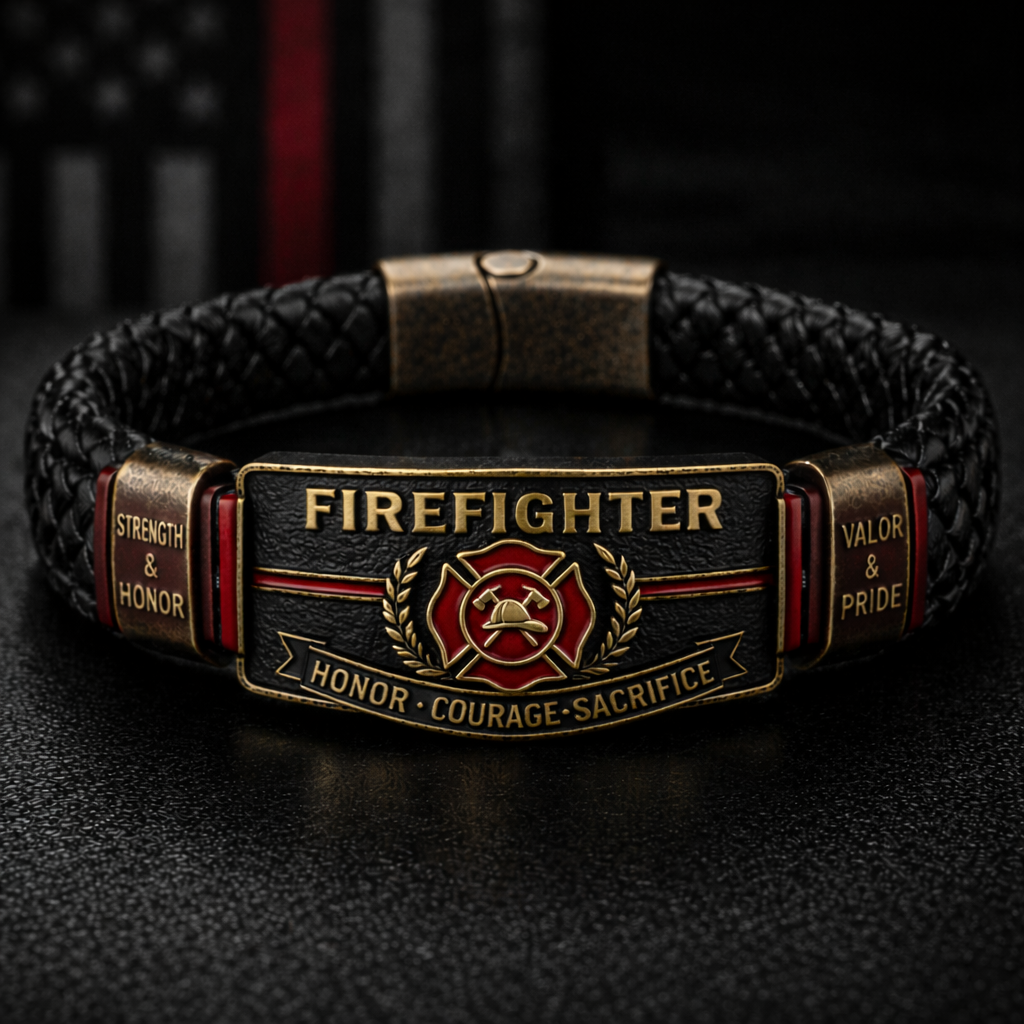 RedLineValor – Firefighter Pride Wristband